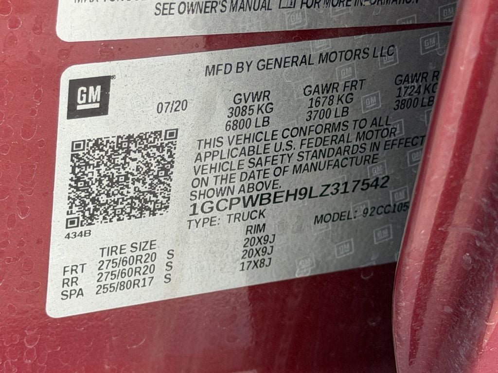 2020 Chevrolet Silverado 1500 Custom