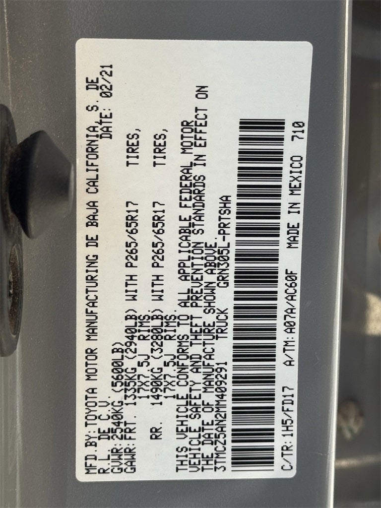 2021 Toyota Tacoma TRD Sport V6