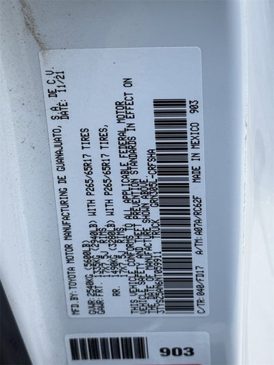 2022 Toyota Tacoma TRD Sport V6