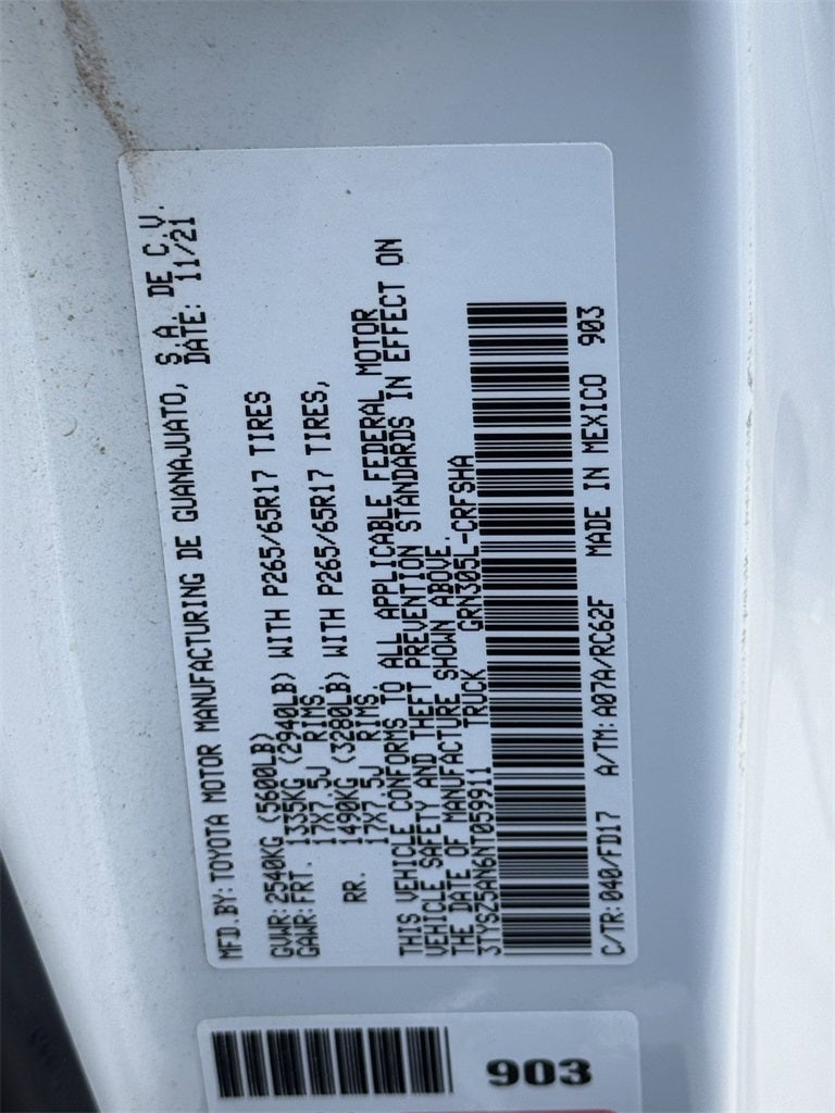 2022 Toyota Tacoma TRD Sport V6