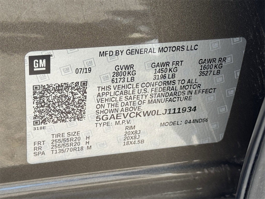 2020 Buick Enclave Avenir