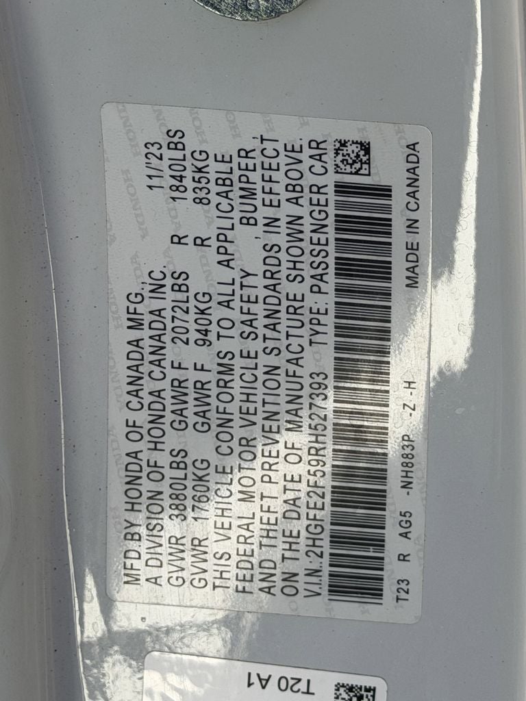 2024 Honda Civic Sedan Sport