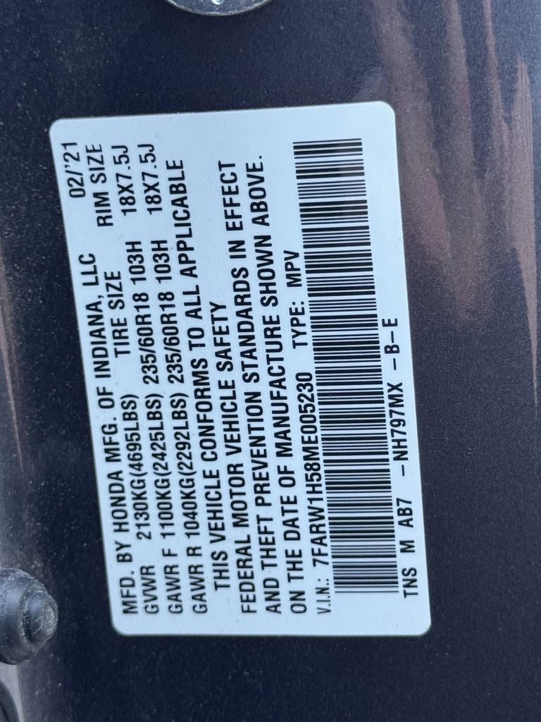 2021 Honda CR-V 2WD EX