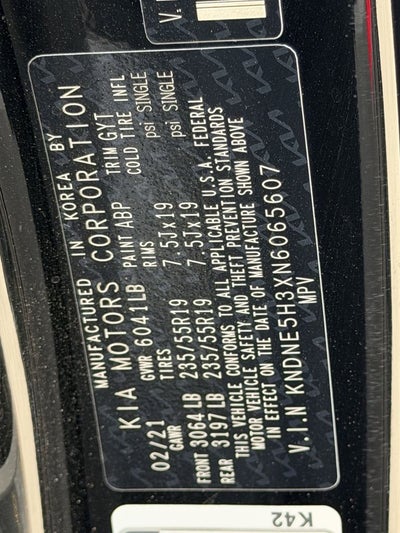 2022 Kia Carnival MPV SX Prestige