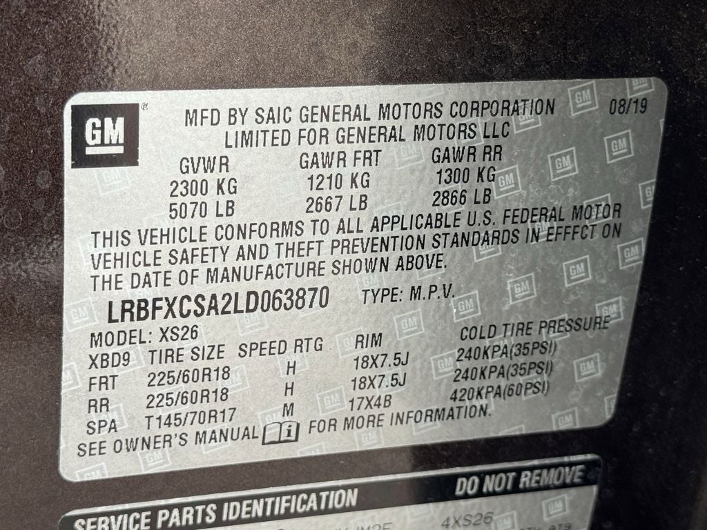 2020 Buick Envision FWD Essence