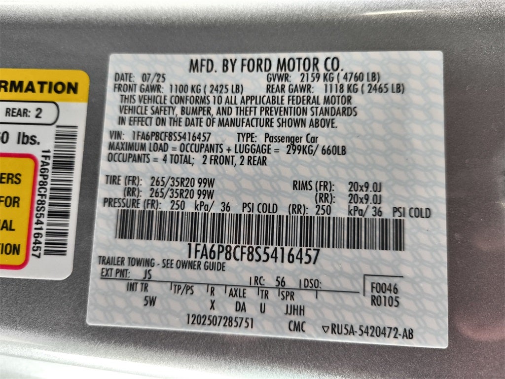 2025 Ford Mustang GT Premium