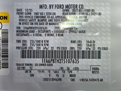 2026 Ford Mustang EcoBoost