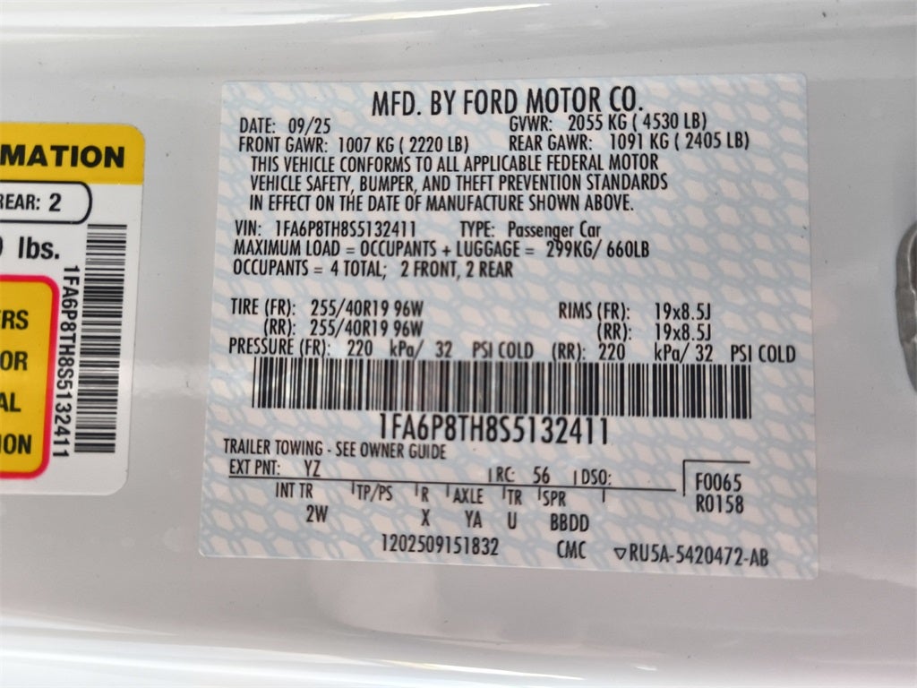 2025 Ford Mustang EcoBoost