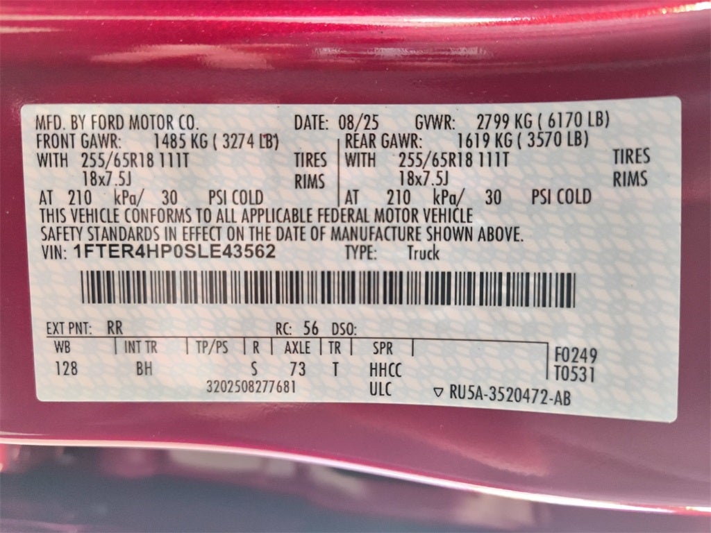 2025 Ford Ranger XLT