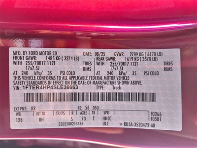 2025 Ford Ranger XLT