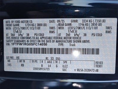 2025 Ford F-150 Raptor