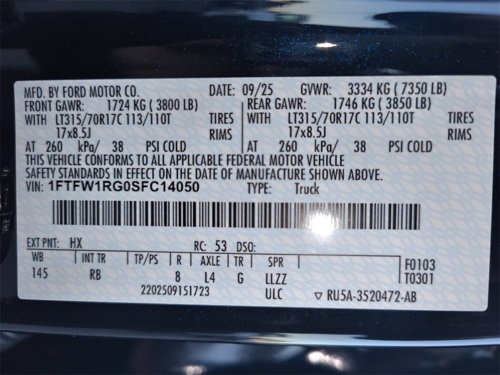 2025 Ford F-150 Raptor