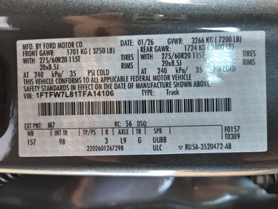 2026 Ford F-150 Platinum