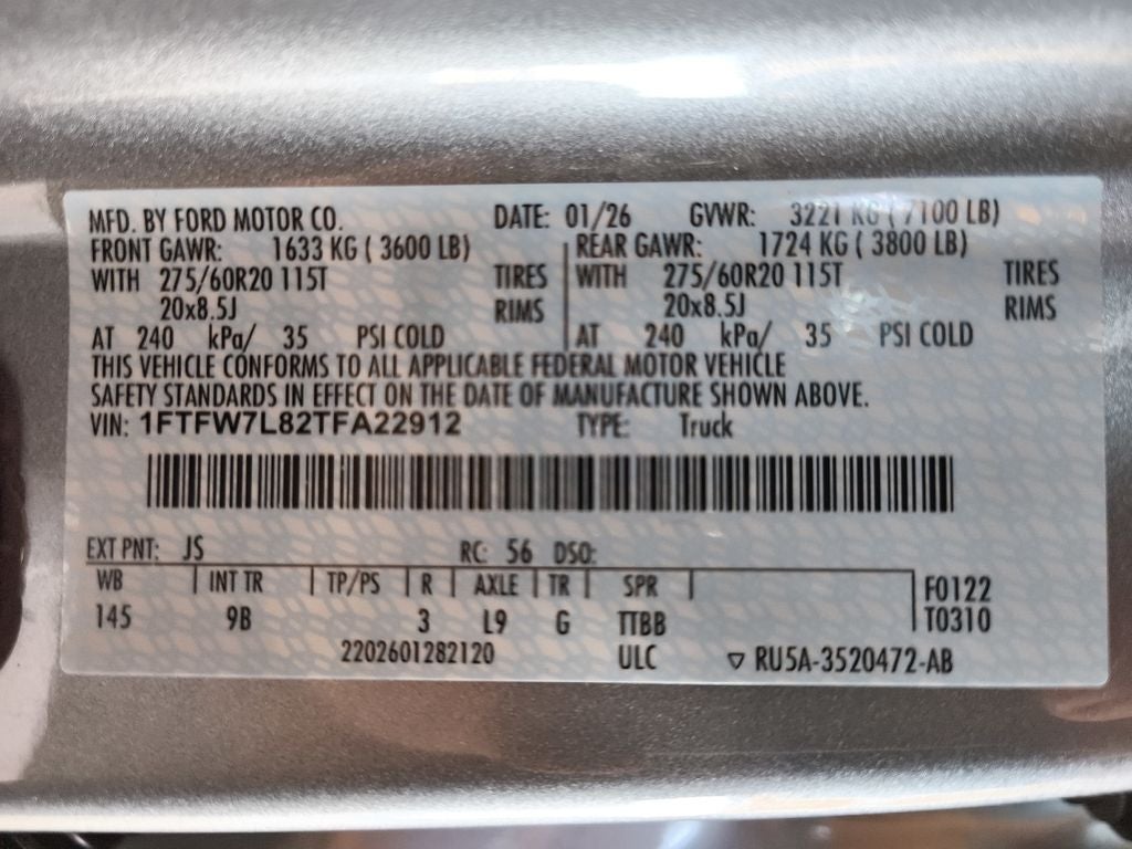 2026 Ford F-150 Platinum