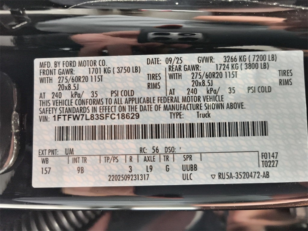 2025 Ford F-150 Platinum