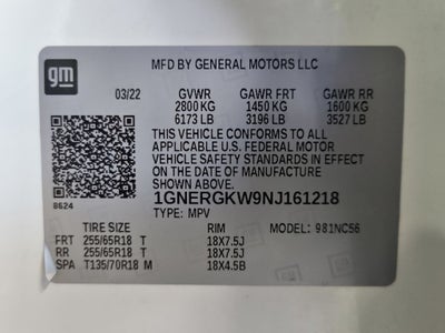 2022 Chevrolet Traverse LT 1LT