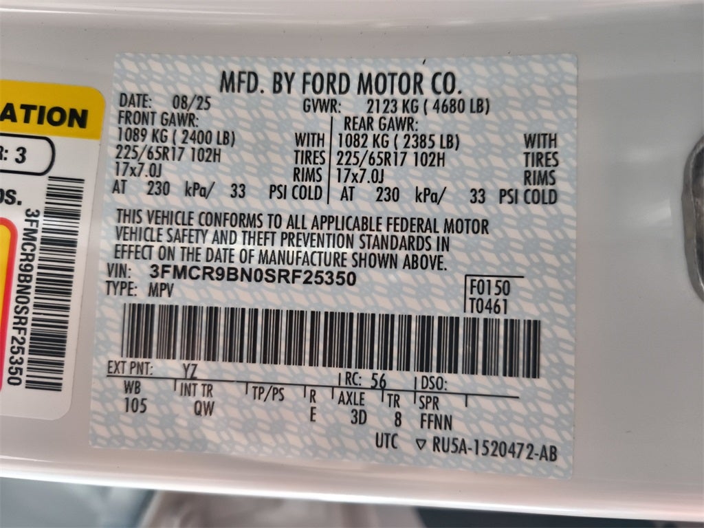 2025 Ford Bronco Sport Big Bend