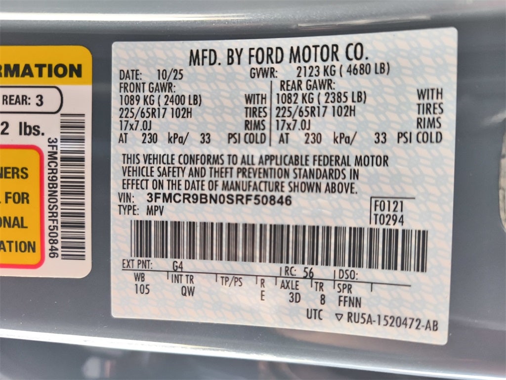 2025 Ford Bronco Sport Big Bend