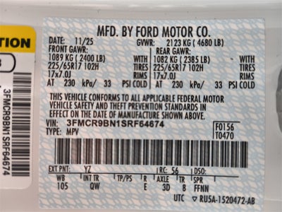 2025 Ford Bronco Sport Big Bend