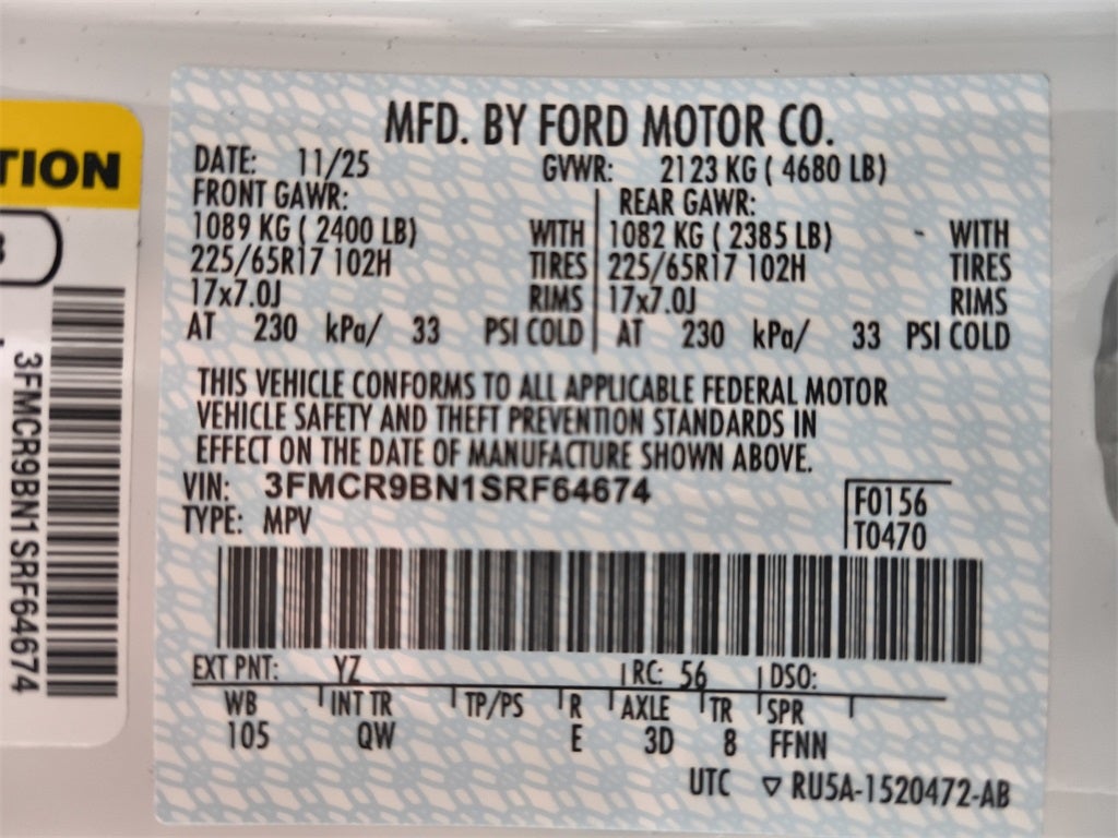 2025 Ford Bronco Sport Big Bend