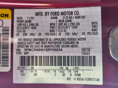 2025 Ford Bronco Sport Big Bend