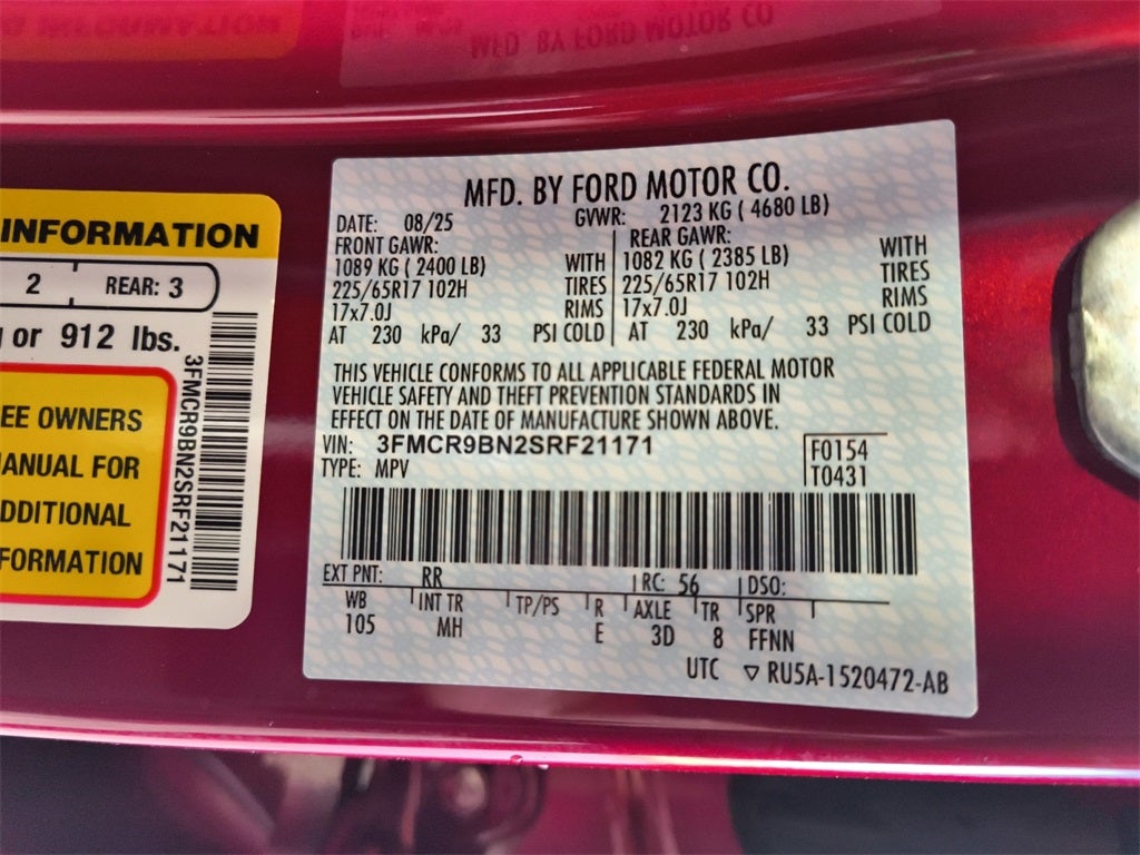 2025 Ford Bronco Sport Big Bend