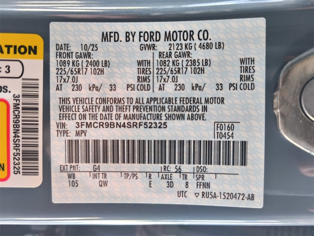 2025 Ford Bronco Sport Big Bend