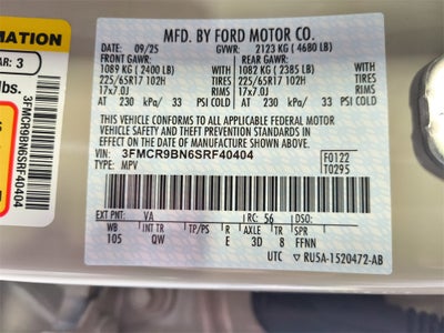 2025 Ford Bronco Sport Big Bend