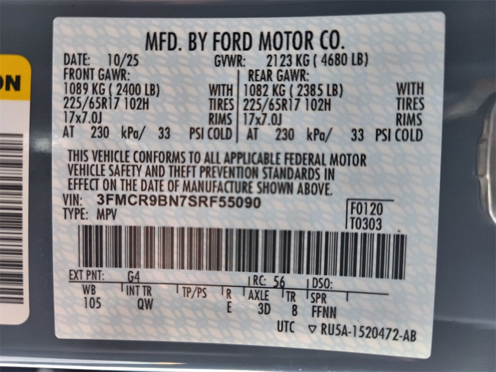 2025 Ford Bronco Sport Big Bend