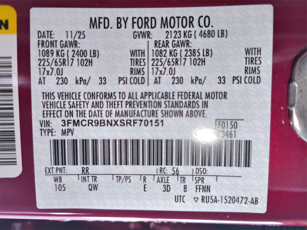 2025 Ford Bronco Sport Big Bend