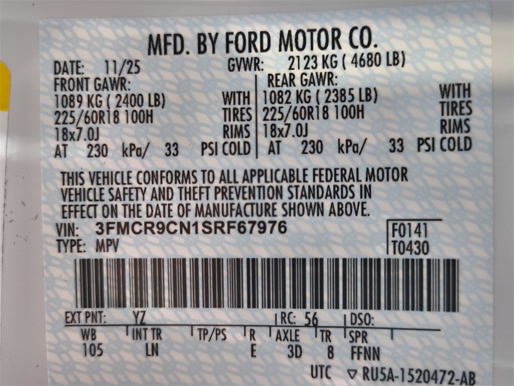 2025 Ford Bronco Sport Outer Banks