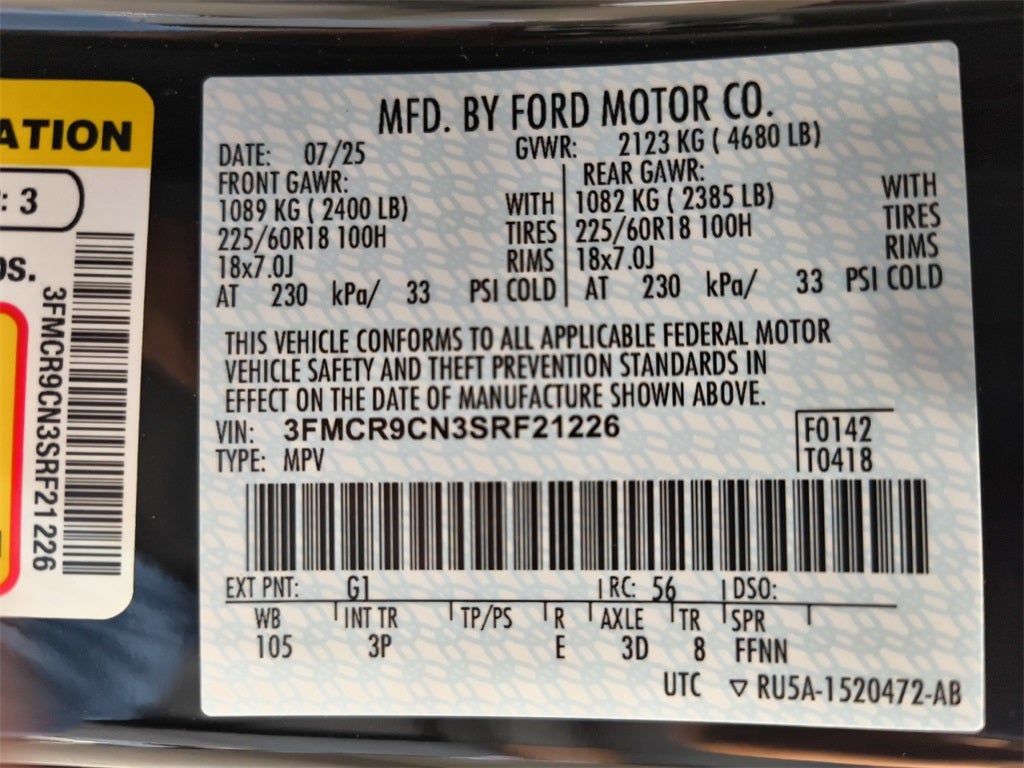 2025 Ford Bronco Sport Outer Banks