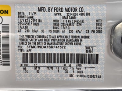 2025 Ford Bronco Sport Badlands