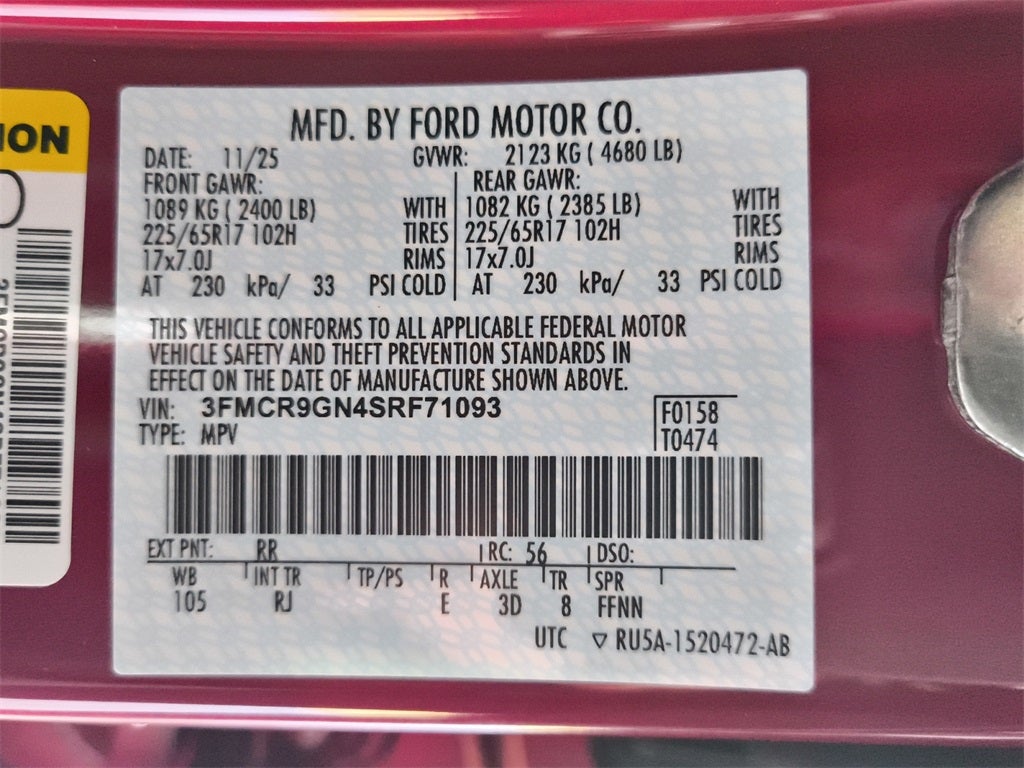 2025 Ford Bronco Sport Heritage