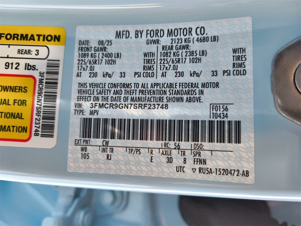 2025 Ford Bronco Sport Heritage