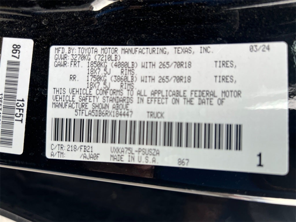 2024 Toyota Tundra SR5