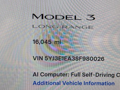 2025 Tesla Model 3 Long Range