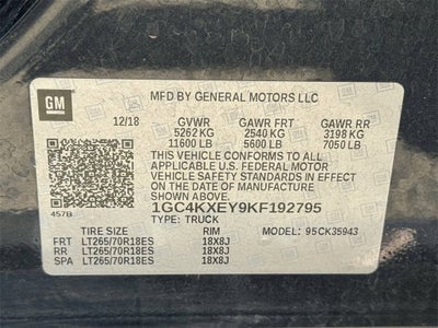 2019 Chevrolet Silverado 3500 HD LTZ