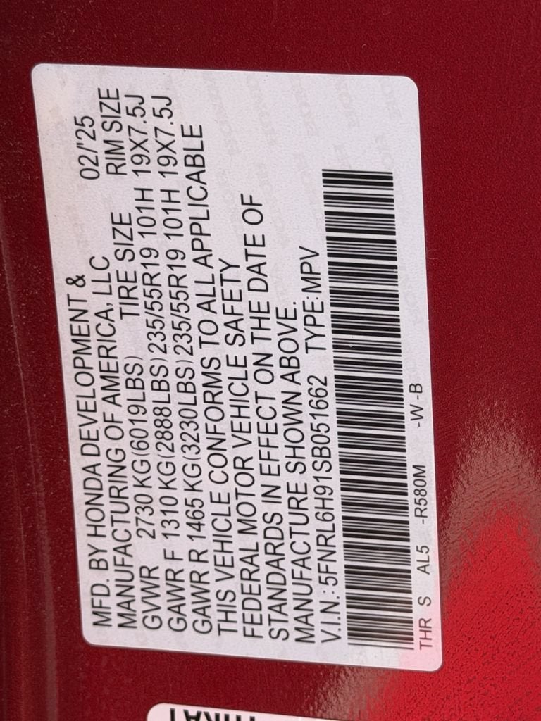 2025 Honda Odyssey Elite
