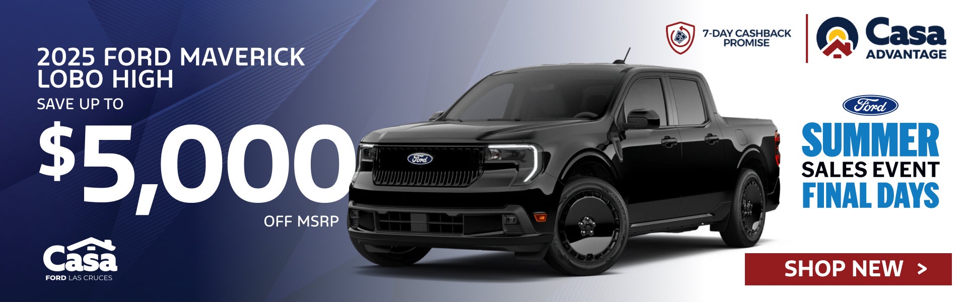 2025 FORD MAVERICK LOBO HIGH