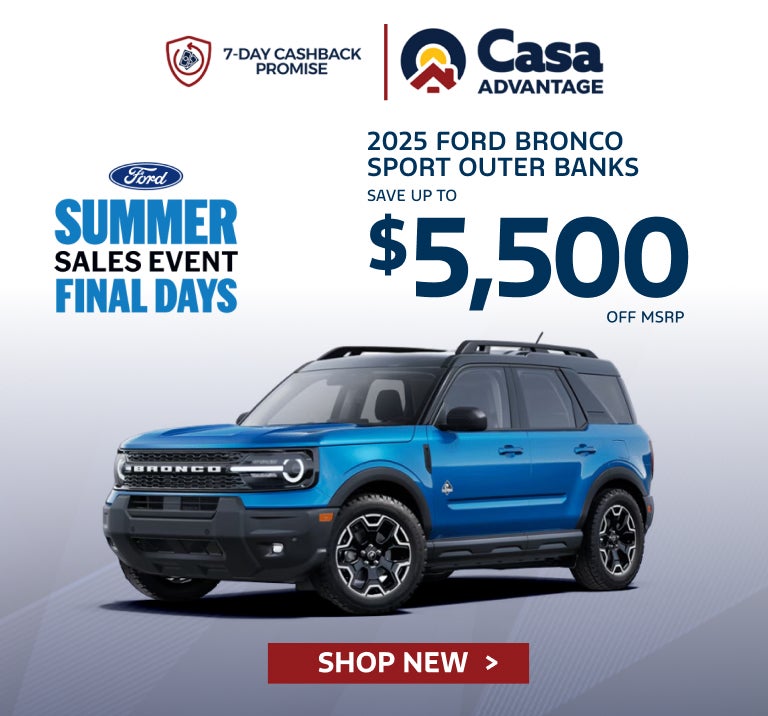 2025 FORD BRONCO SPORT OUTER BANKS