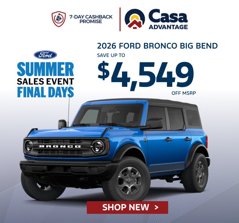 2026 FORD BRONCO BIG BEND