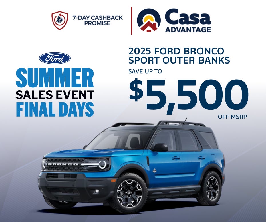2025 FORD BRONCO SPORT OUTER BANKS