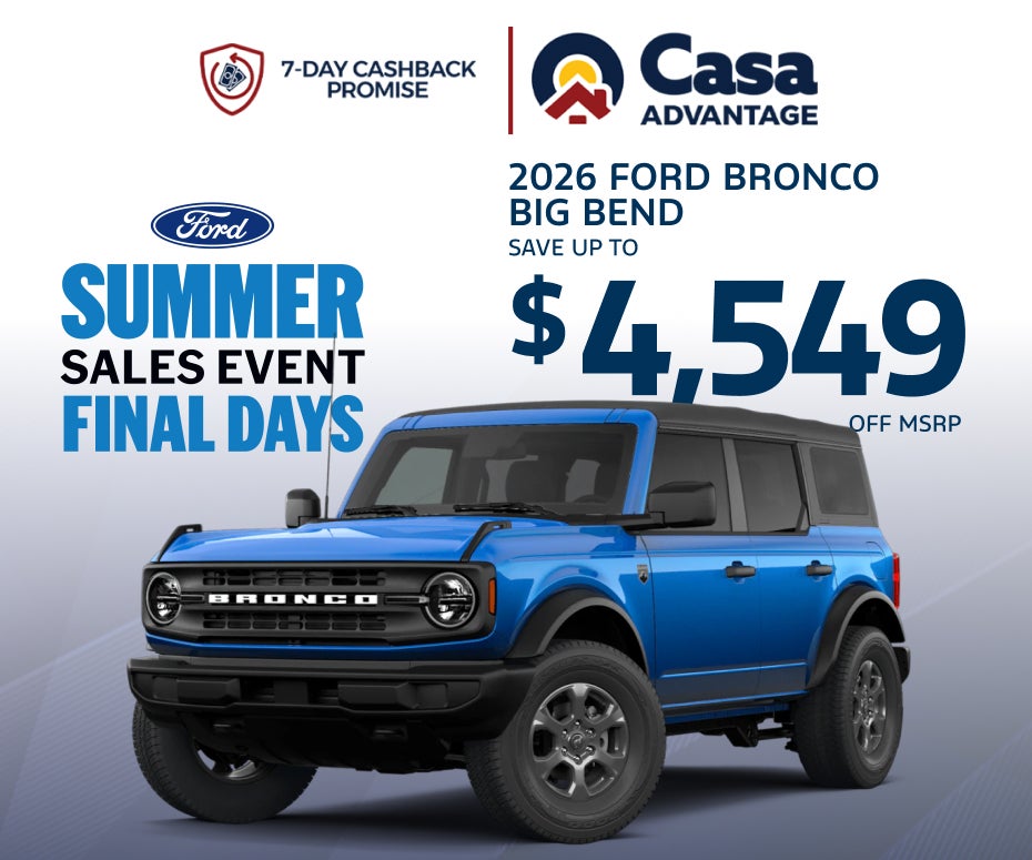 2026 FORD BRONCO BIG BEND