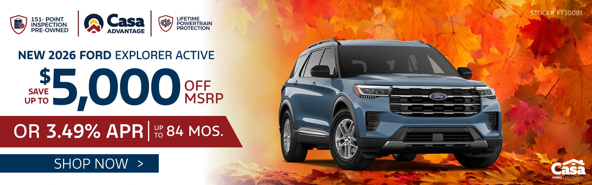 2026 Ford Explorer Active
