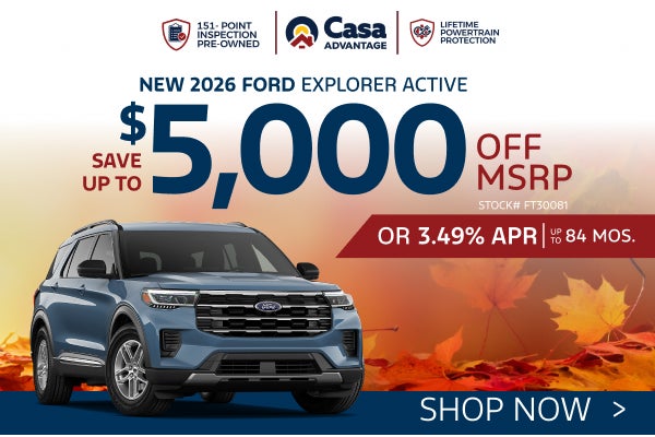 2026 Ford Explorer Active