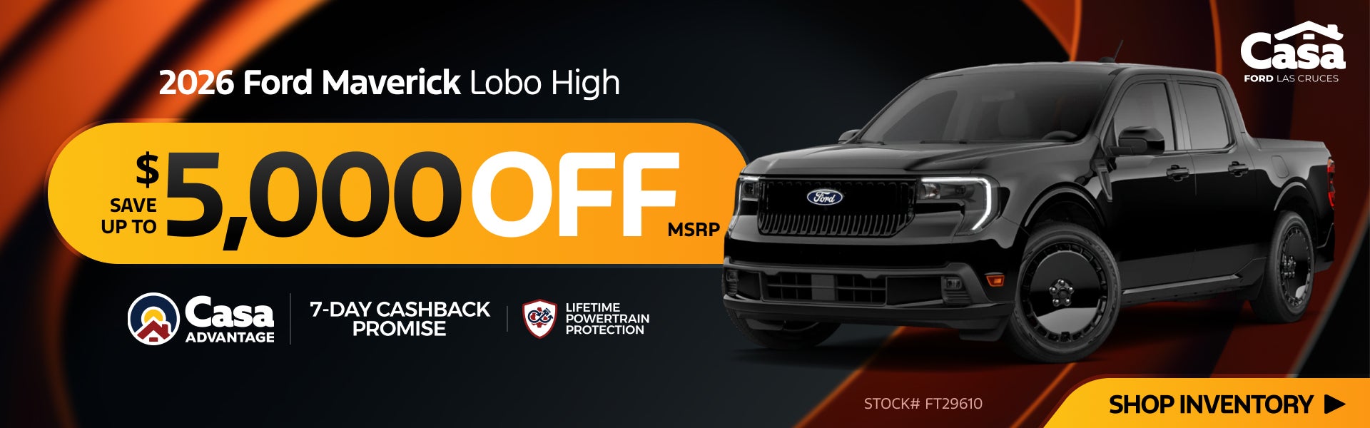 2026 FORD MAVERICK LOBO HIGH